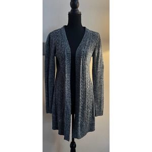 NWOT Karen Scott Duster Style Cardigan - Grey Size Small